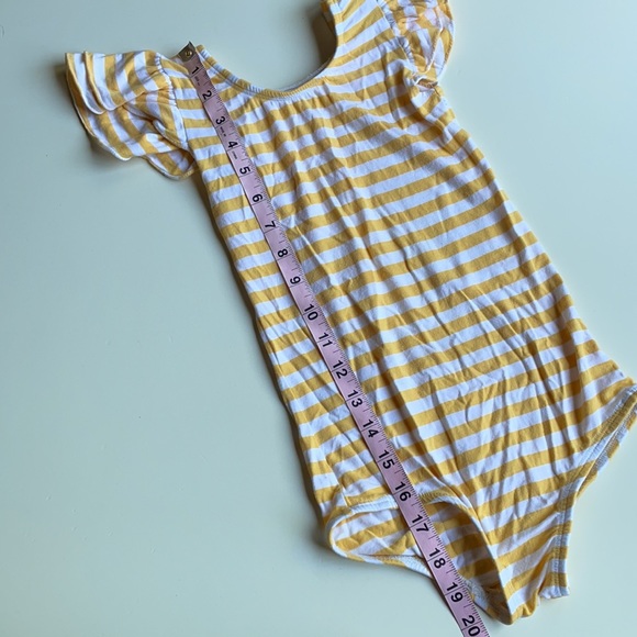 This Tribe Of Three | Yellow Striped Leotard | 7/8 - Picture 11 of 12